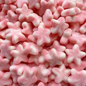 Étoiles twist rouge sucrées · 100 g