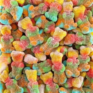 Oursons multicolores acidulés · 100 g