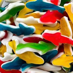 Bonbons requin lisses colorés · 100 g