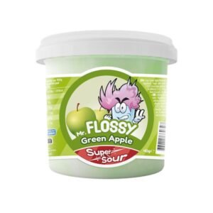 Barbe à papa Mr Flossy acidulée pomme verte · 40 g